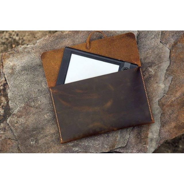 Ốp da kindle handmade