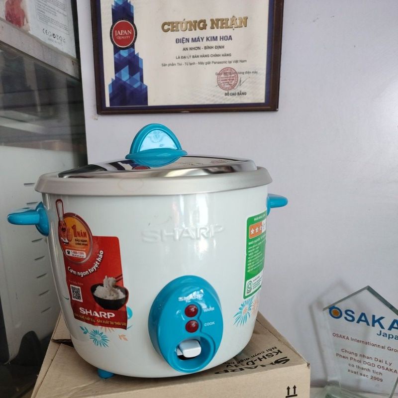 Nồi cơm điện Sharp, nồi cơm nắp rời, nồi cơm nhỏ 1lít SHARP D11V