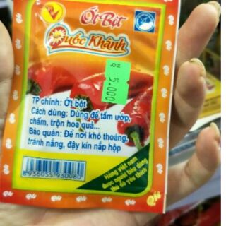 Ớt bột Quốc Khánh 20g ( combo 3 gói)