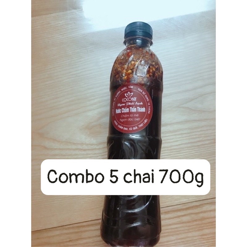 Combo 5 chai Nước chấm xoài, cóc bao tử loại to siêu đậm đặc