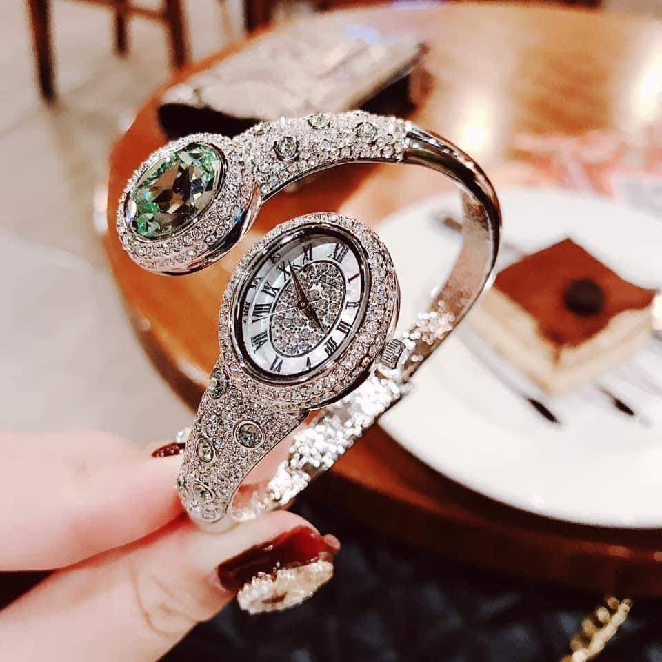 Đồng hồ đeo tay nữ, đồng hồ nữ chính hãng MELISSA đính full kim cương nhân tạo Swarovski siêu sang chảnh, cực đẹp cho nữ