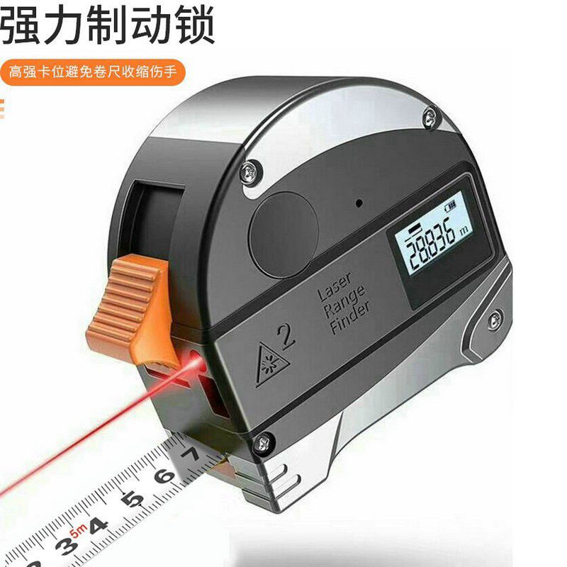 Thước đo khoảng cách 2 trong 1. đo bằng tia laser 40m, đo thước rút 5m. Tiện dụng và chính xác.