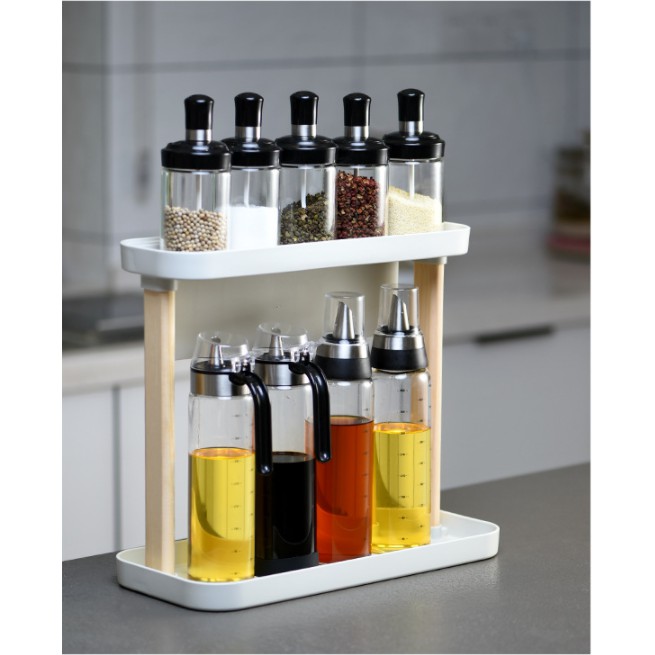 Hũ đựng gia vị thủy tinh kèm muỗng tiện dụng, thiết kế đẹp mắt, trang nhã [HỦ GIA VỊ] | BigBuy360 - bigbuy360.vn