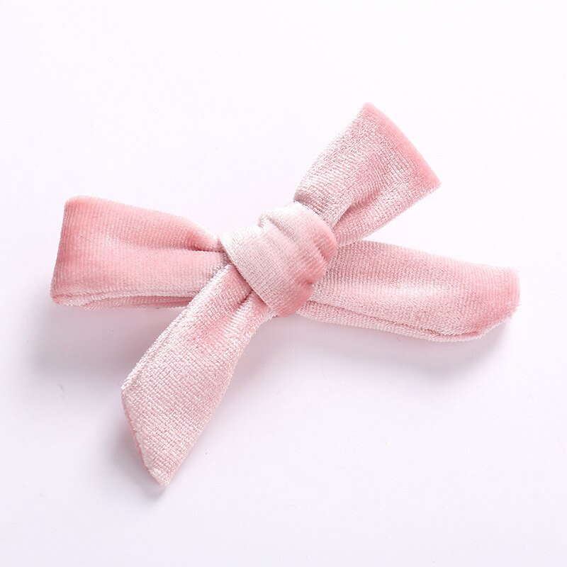 Velvet Baby Hair Clips Accessories Newborn Girl Bowknot Hair Clip Kids Barettes Hair Band