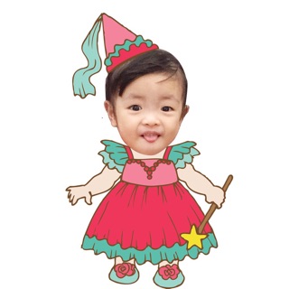 In ảnh chibi để bàn cho bé