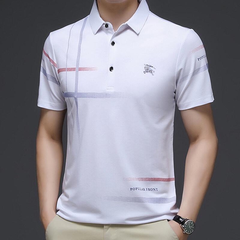 Áo Thun polo Có Cổ Thời Trang Hàn Quốc Sành Điệu Cho Nam