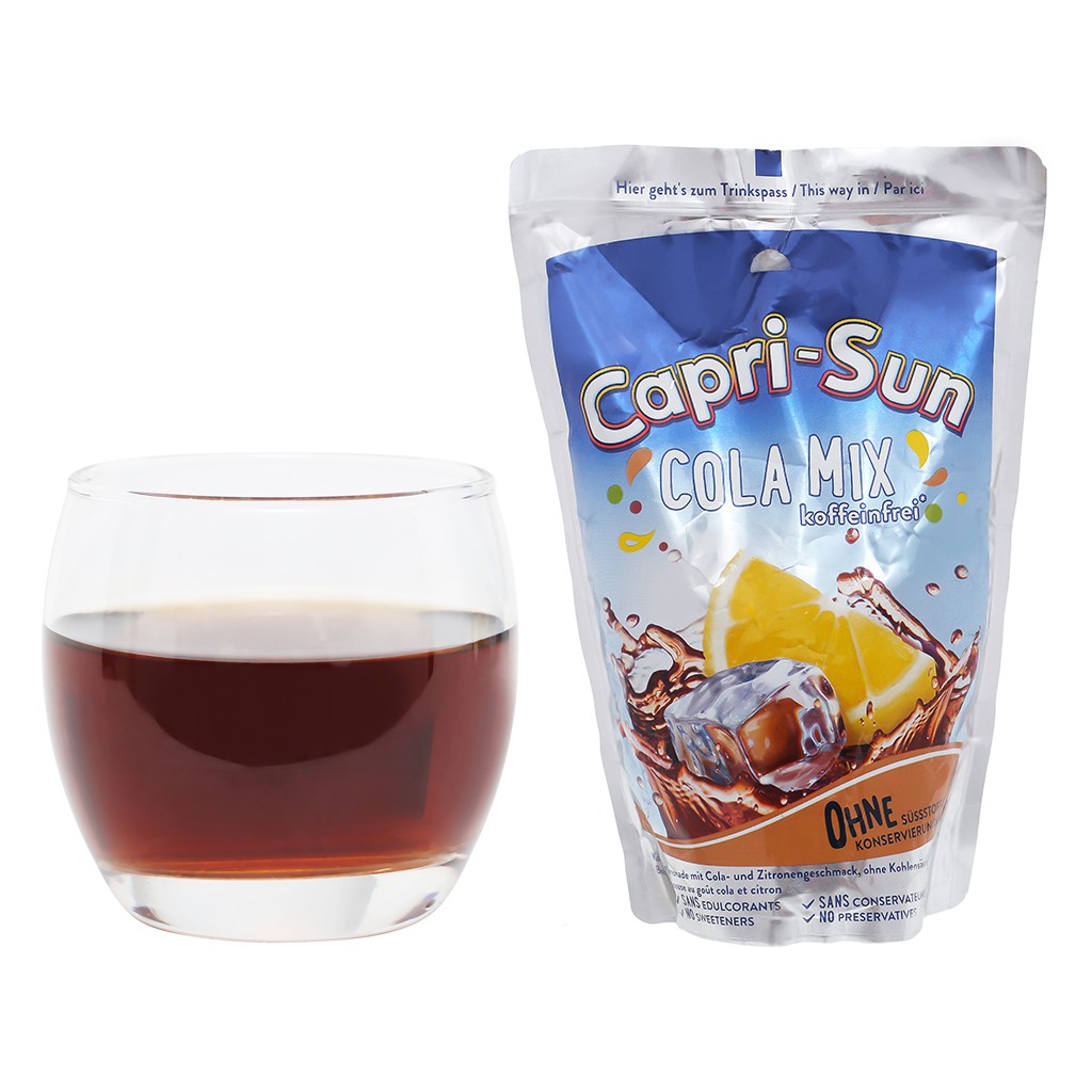 ( Bán sỉ ) Lốc 10 gói Nước trái cây Capri-Sun gói 200ml