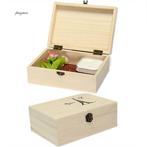 Hộp Gỗ Tự Nhiên Đựng Đồ Lưu Niệm Tiện Lợi