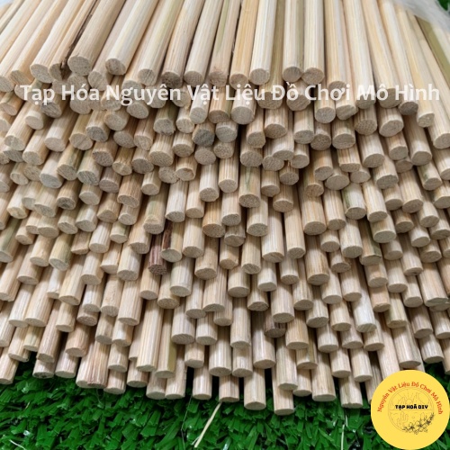 Que Gỗ Tròn Dài 20cm , Que Gỗ Làm Mô Hình