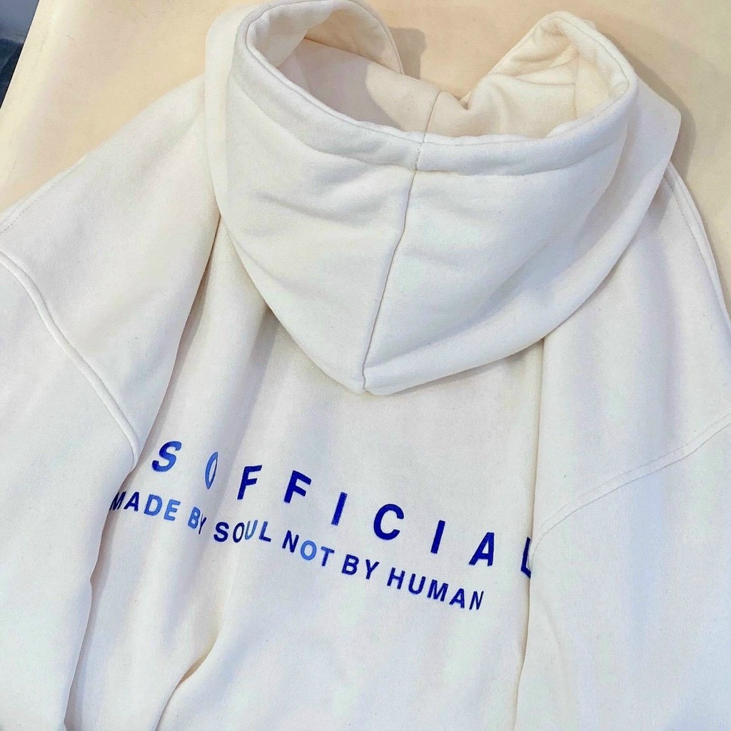 Aó Hoodie Nam Nữ Họa Tiết Chữ In WZSOFFICAL Thiết Kế Nón Có Cúc Bấm Và Dây Kéo Rất Tiện Lợi TP