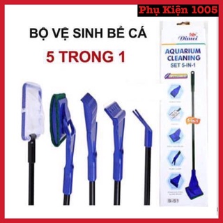 Bộ dụng cụ vệ sinh bể thủy sinh 5 in 1