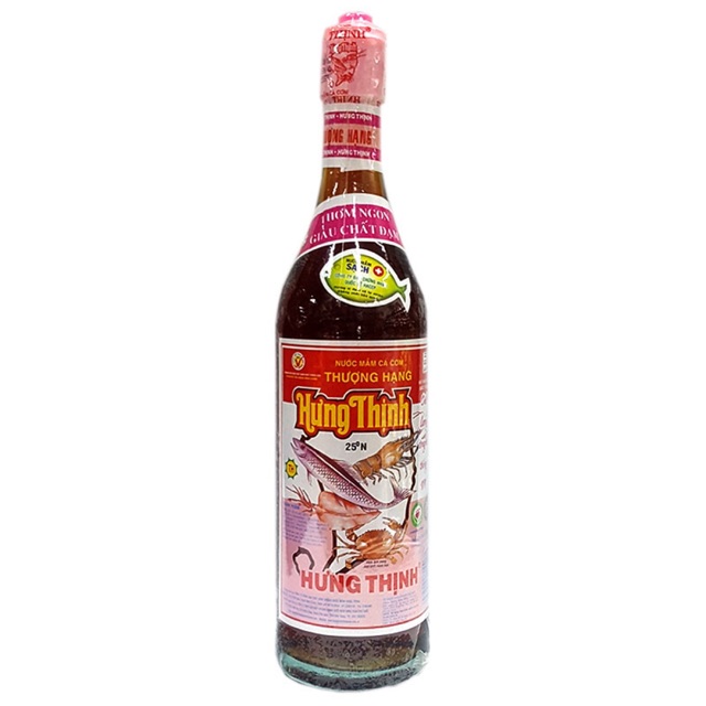 Nước mắm cá cơm Thượng hạng Hưng Thịnh 620ml (chai)