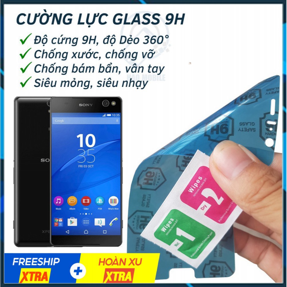 Dán cường lực dẻo nano Sony C5 Dual