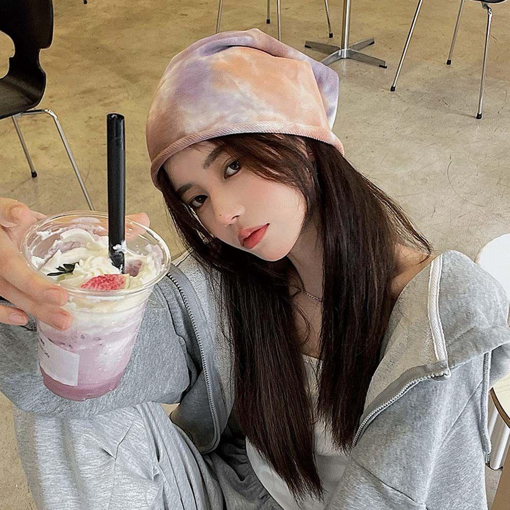 MXGOODS Mũ Beanie Nhuộm Màu Thời Trang Thu Đông Cho Nam