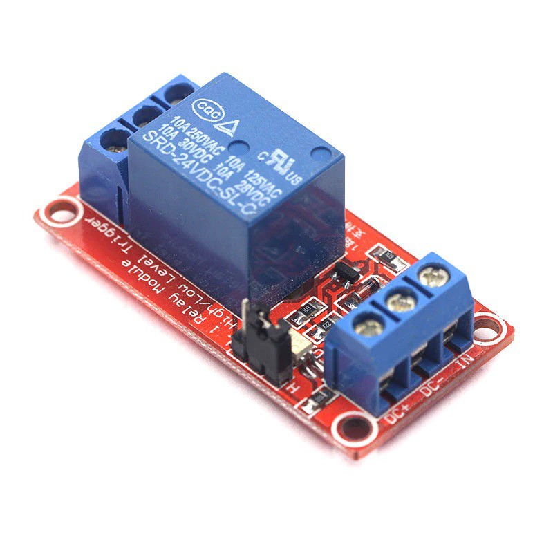 Relay Module với Optocoupler Hỗ Trợ Mức Cao và Thấp Kích Hoạt đối với Arduino