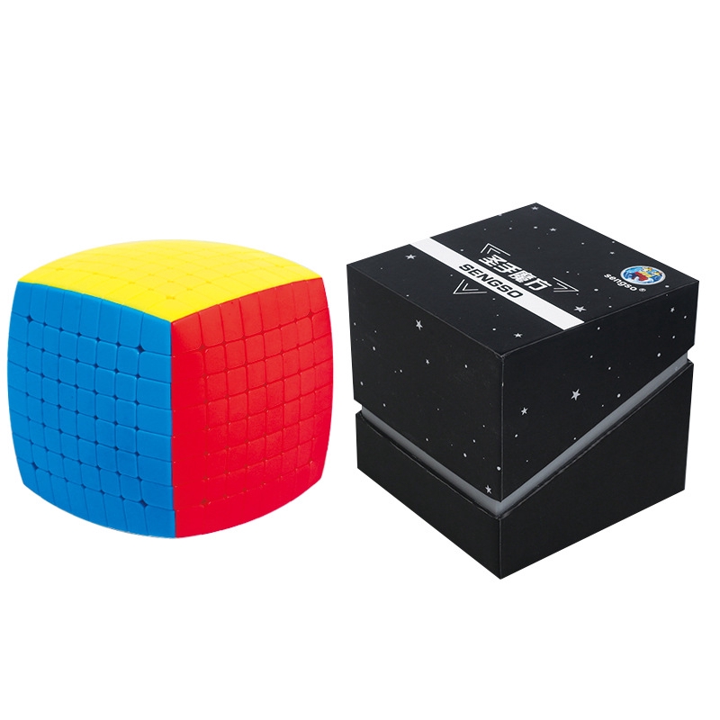 ShengShou  Sengso Pillowed 8x8x8 Magic Puzzle Professional 8x8x8 Bread Speed Rubik's Cube Educational Toys