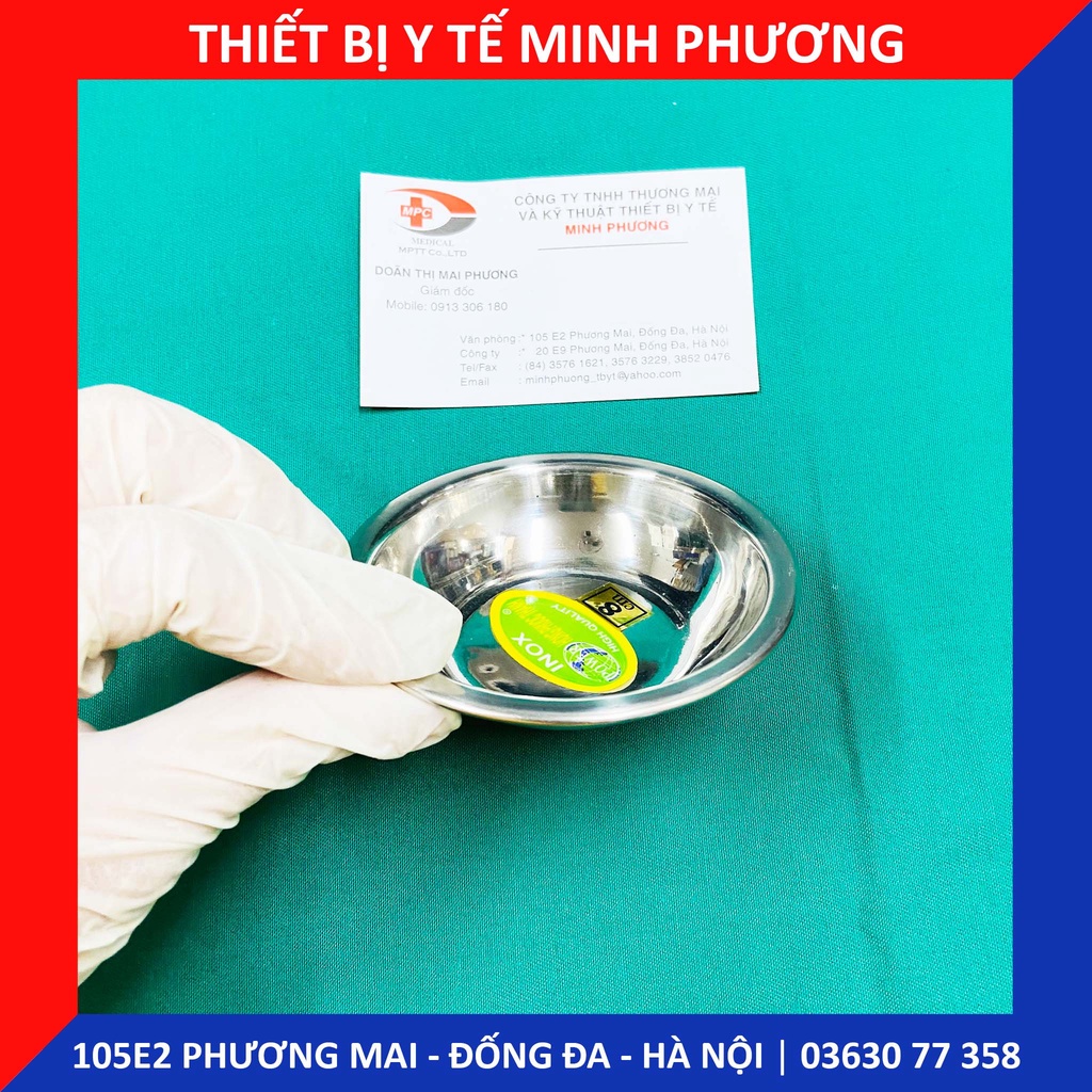 Đĩa inox đường kính 8cm