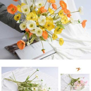 Hoa lụa - hoa anh túc (hoa poppy)