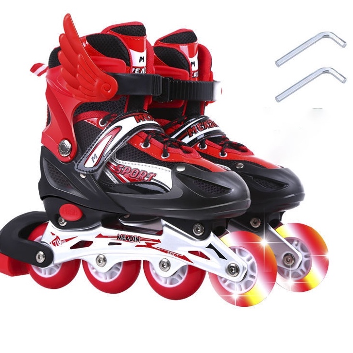 Rẻ Nhất Thị Trường Giày Trượt Patin Phát Sáng Sport Trẻ Em-Batin Người Lớn QF0