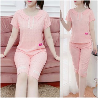 Bộ đồ chất thô kate hàn mềm thoáng mát