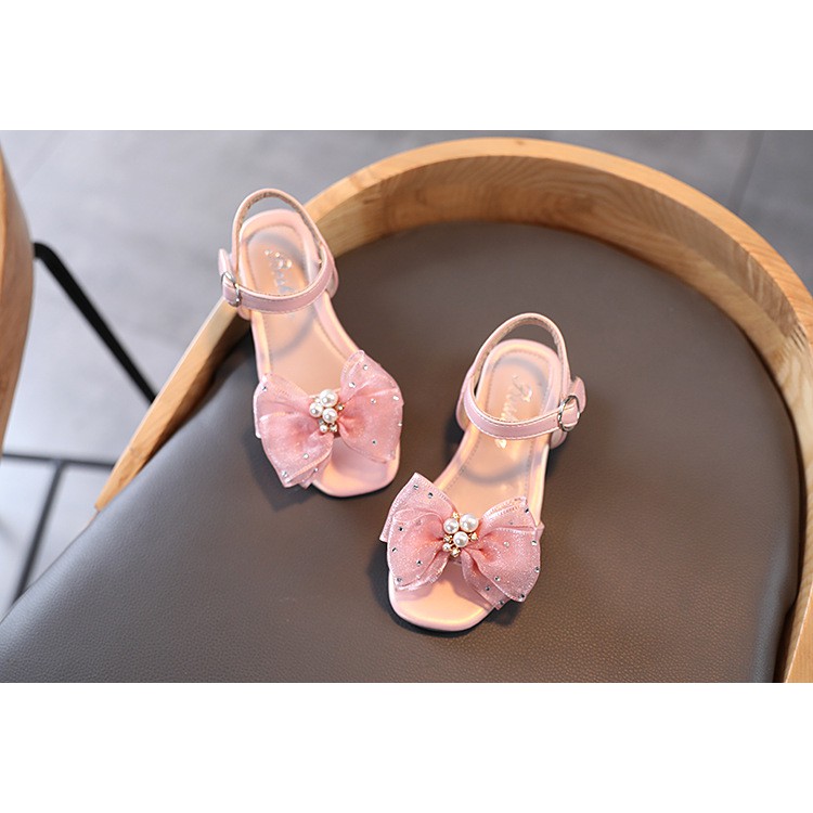 sandal công chúa bé gái size 26-35 nơ xinh