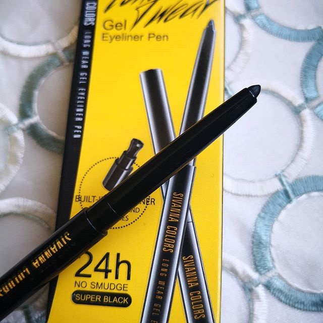 Bút Kẻ Mắt Sivanna Dạng Chì Sáp Có Đầu Chuốt Sivanna Long Wear Gel Eyeliner Pen HF777