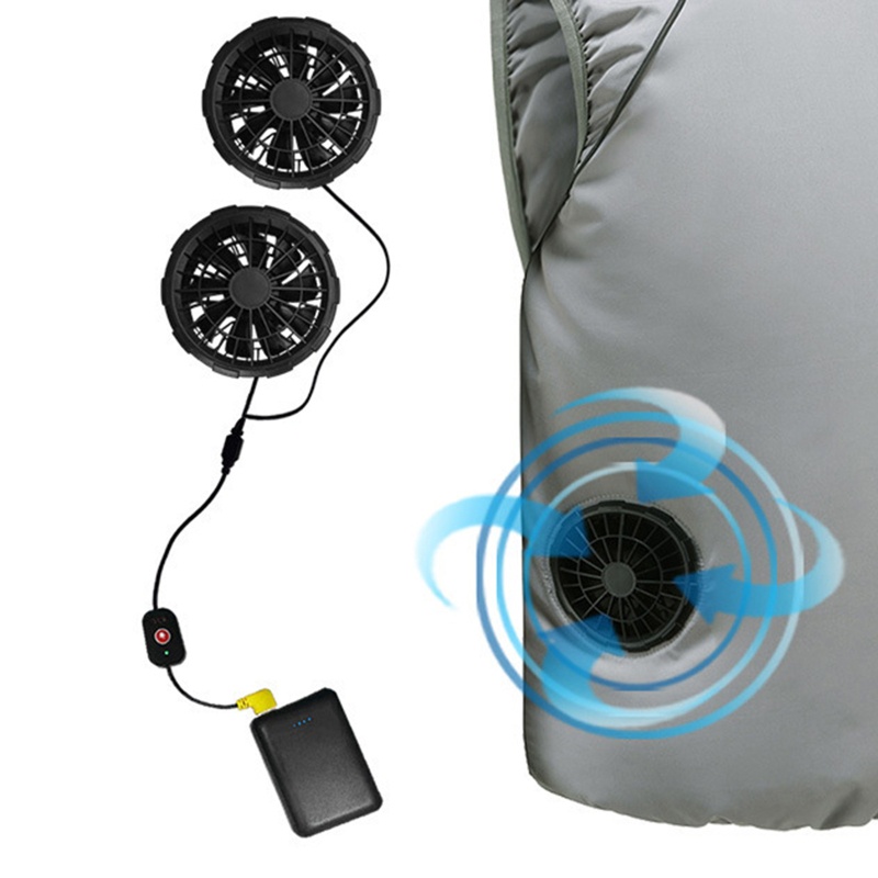 Áo Khoác Điều Hòa Nhiệt Độ USB Thời Trang Mùa Hè Cho Nam
