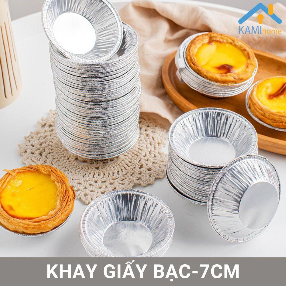 (Bộ 10) Khay giấy bạc lót nồi chiên không dầu dạng Cốc cỡ nhỏ 7cm KM 20098