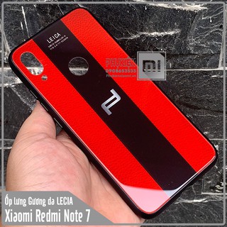 Ốp lưng Xiaomi Redmi Note 7 Gương da LECIA