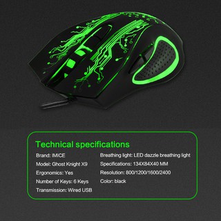 Chuột chơi game Apedra Gaming X9