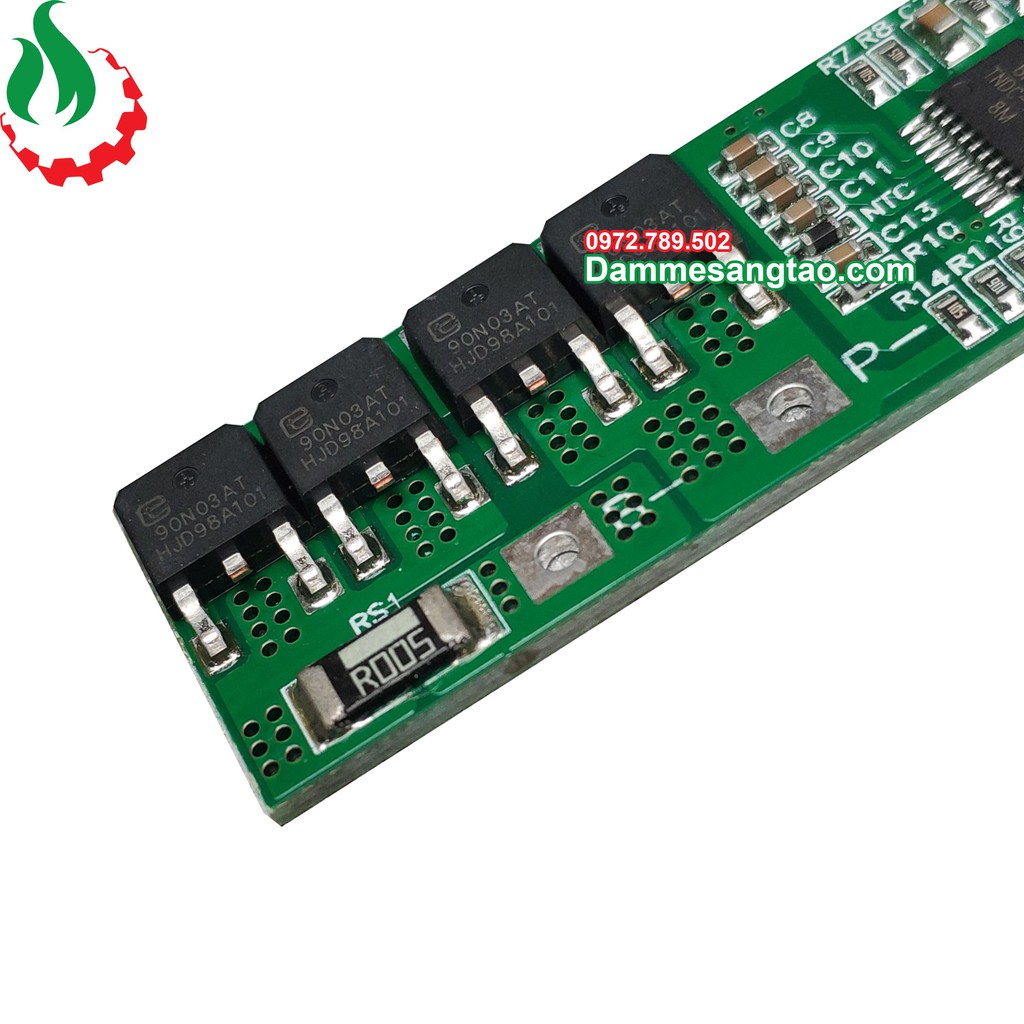 DMST Mạch 5S 18V 10A bảo vệ pin Li-ion 3.7V dùng Ghép Với Mạch Zin