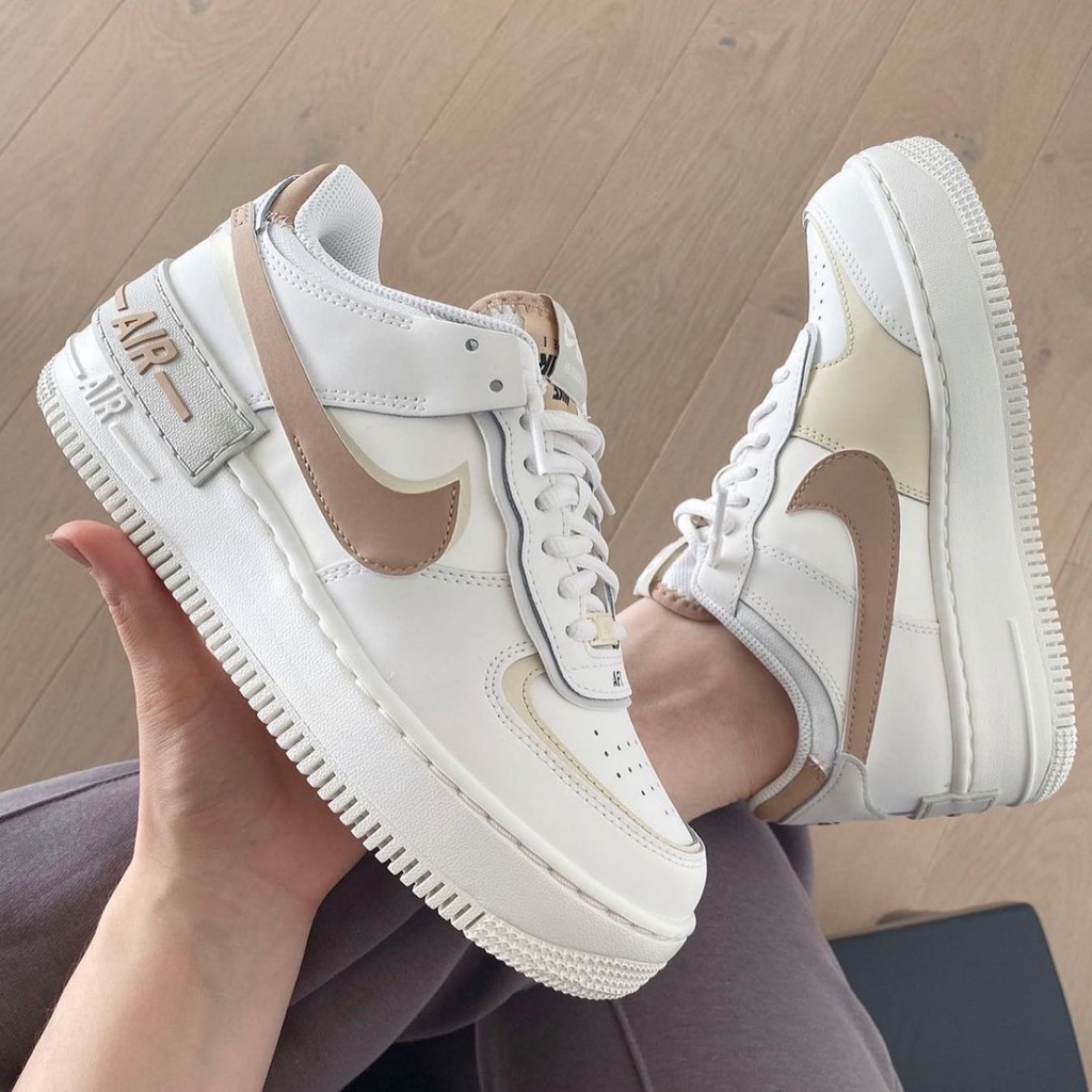 [CHÍNH HÃNG] Giày thể thao Sneaker NIKE Air Force 1 'Sail Fosil' màu Kem - Code: CI0919 - 116