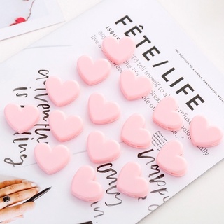 COMBO 5 Kẹp giấy hình trái tim hồng 🌸