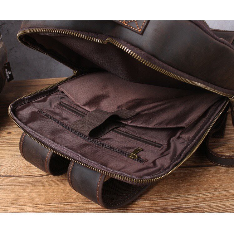 Balo Da Bò Đựng LapTop Thời Trang HBLDB31