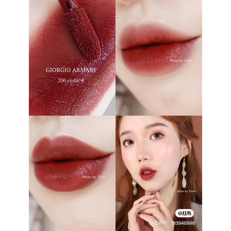 Son Giorgio Armani Ecstasy 2022. mang lại hiệu ứng môi lung linh, trong veo như thuỷ tinh