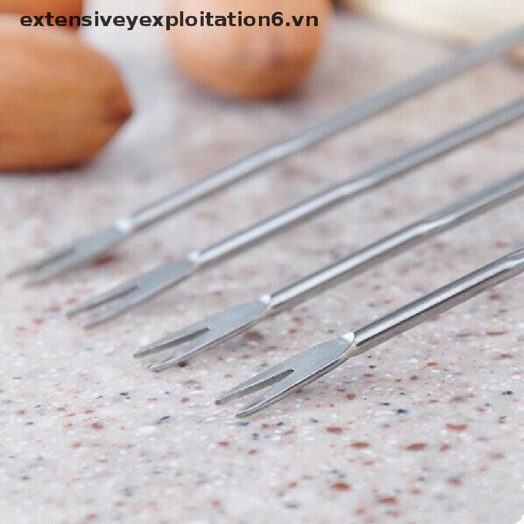 Set 4 Dụng Cụ Ăn Hải Sản Bằng Thép Không Gỉ E6VN / 4 Cái