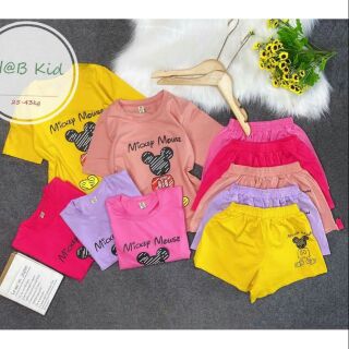Bộ cotton đẹp size đại bé gái 18-33kg