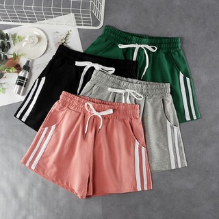 Quần Short Thun Nữ 2 Sọc, Quần Đùi Nữ Thun Co Dãn,Thấm Hút Mồ Hôi Tốt Dvin_fashion