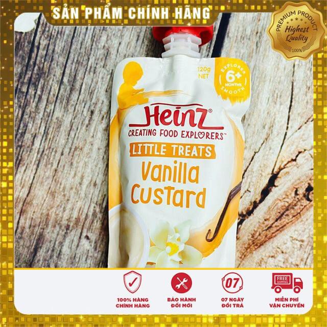 Váng Sữa Và Trái Cây HEINZ 120g ( DẠNG GÓI) 4/6m+