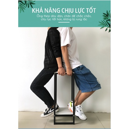 Kệ đặt chậu hoa, cây cảnh kệ để bể cá trang trí hiện đại cỡ lớn khung sắt chống gỉ phòng khách- GM48