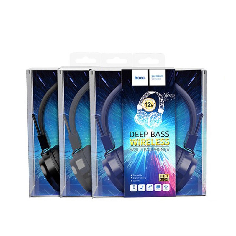 Chụp tai bluetoothh Hoco W25 phiên bản V5.0, âm thanh sống động | BigBuy360 - bigbuy360.vn