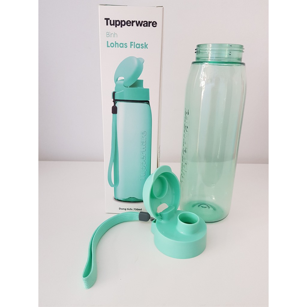 Bình nước Tupperware 💕Freeship 💕Lohas 750ml chịu nhiệt tốt