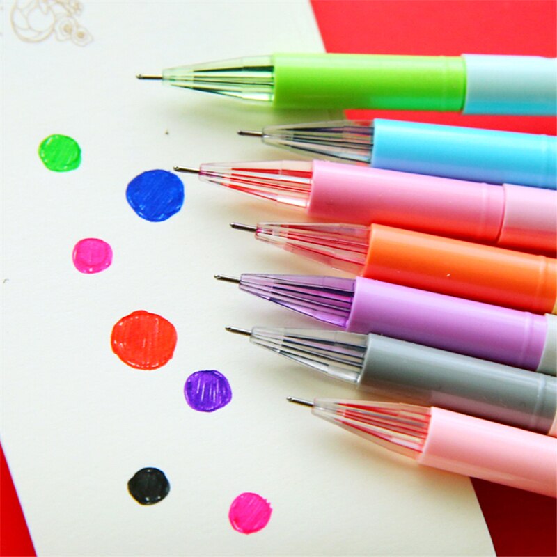 Set 12 bút mực gel phong cách Nhật Bản họa tiết bò sữa độc đáo
