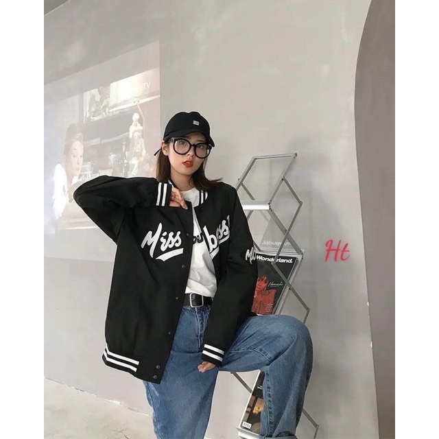 Áo khoác bomber MISS HT12