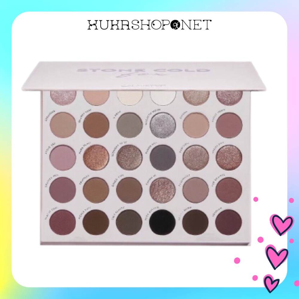 Bảng phấn mắt Colourpop Stone Cold Fox trang điểm mịn màng tự nhiên chống thấm nước