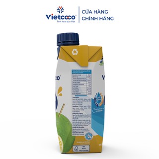 Nước dừa tươi chanh muối UHT Vietcoco 330ml