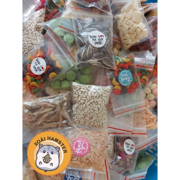 Thức ăn dinh dưỡng Hamster mini gói nhỏ tiện lợi