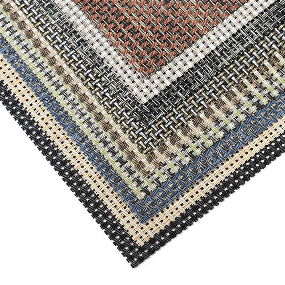 Miếng Lót Bàn Ăn Hình Tròn Bằng PVC Cách Nhiệt Chống Thấm Nước/Dầu/Trượt Thiết Kế Hiện Đại Tiện Dụng