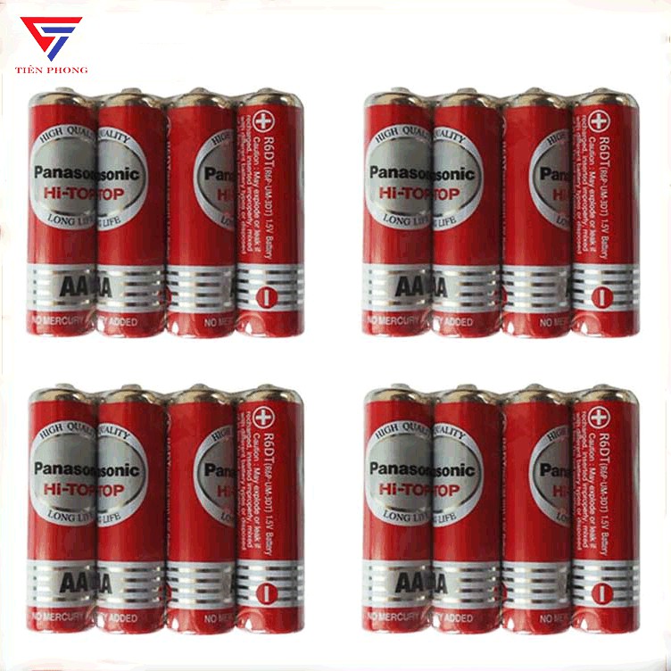 Hộp 60 viên Pin Panasonic AA cacbon tiểu  LR6DT/4S hàng nhập khẩu Indonesia