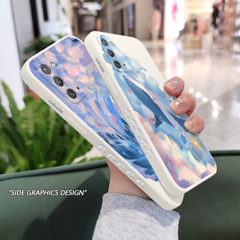 Ốp Điện Thoại Silicon Dẻo Họa Tiết Cá Voi Cho Samsung Galaxy Note 20 Ultra 10 Plus 9